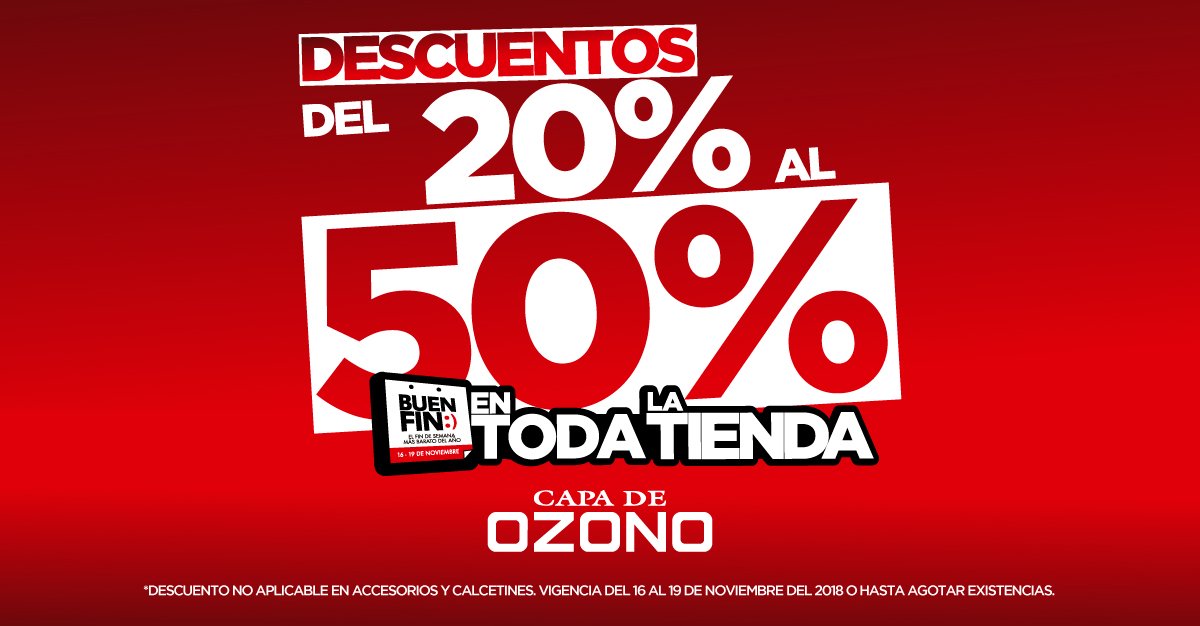 CapaDeOzonoMx's tweet photo. Mañana último día del #BuenFin para darles la bienvenida a los nuevos integrantes de tu colección. https://t.co/MNhF7qt3fY