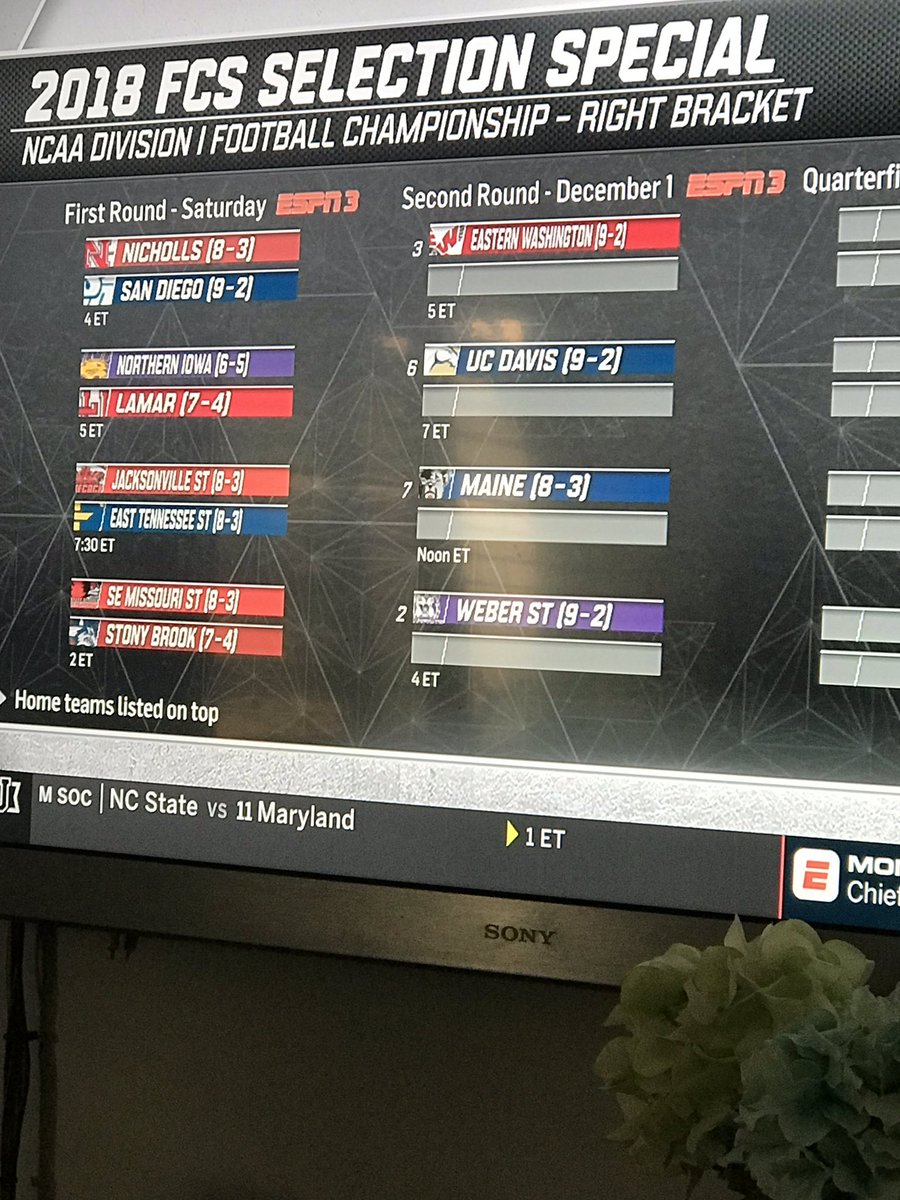 SB3UCD's tweet photo. UC Davis football makes the NCAA FCS playoffs with first round bye and host on Dec.1st #GoAGS #LetsGoDavis #UCDavis https://t.co/BCbMToiWUC