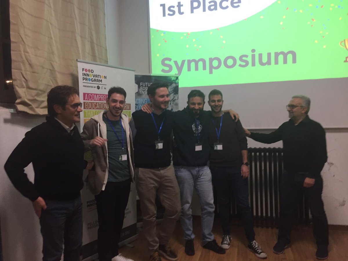 Ffoodinstitute's tweet photo. Così si conclude #StartupWeekendRE! Ringraziamo tutti i nostri fantastici partner, gli speaker, i mentor e i ragazzi che hanno partecipato a questa speciale maratona di #innovazione e facciamo i nostri migliori auguri ai vincitori, il team di #Simposyum! https://t.co/Qu886HzNAy