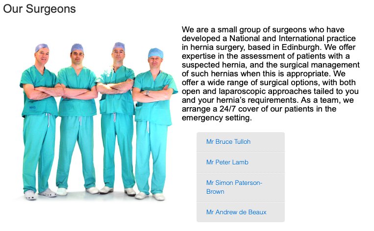 Meet our team of #hernia #surgeons.

When thinking about an operation, it's important to know you'll be in safe hands. Read our teams bios here:

herniasurgeryscotland.com/ourpractice/ou…
