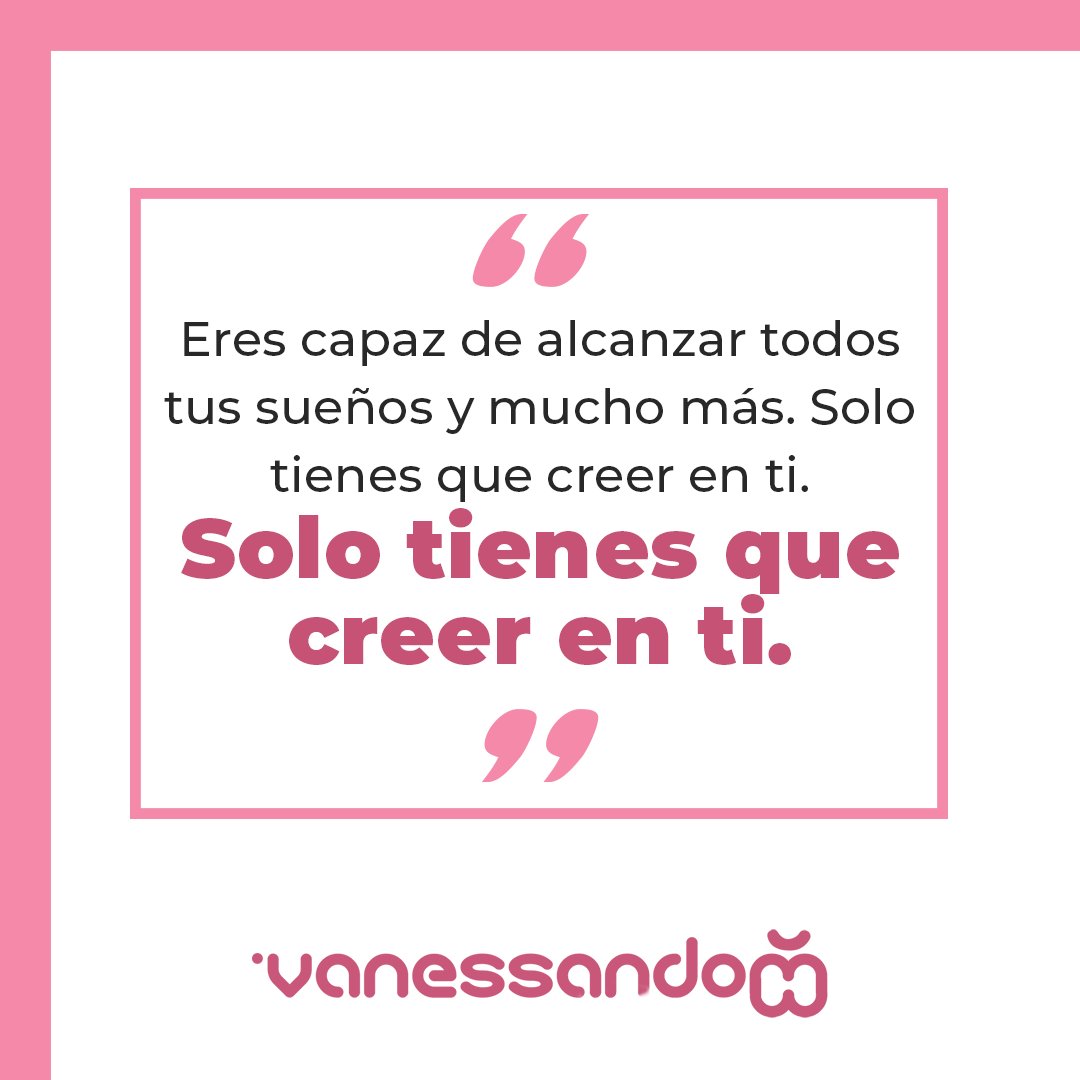 vanessaandom's tweet photo. Si realmente crees en ti, la palabra "imposible" desaparecerá de tu vocabulario, para siempre. https://t.co/DsFnrSVIi1
.
.
#Felicidad #Amor #Exito #Logros #Coaching #AmorVerdadero #Vida #Paz #Alegria #Salud #Feliz #VanessaAndOm https://t.co/GxXt8dLLM4
