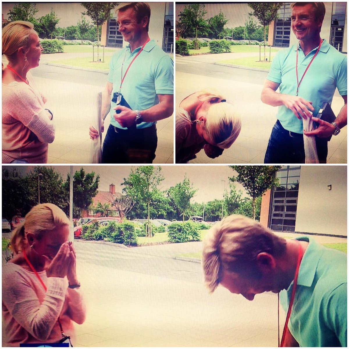 WeLoveTnD's tweet photo. “Love isn’t pretty and romantic... love is just stumbling through life with your best friend” 🥰💜 @torvillanddean #NoseCheck #PicOfTheDay https://t.co/RK1J6UNSuB