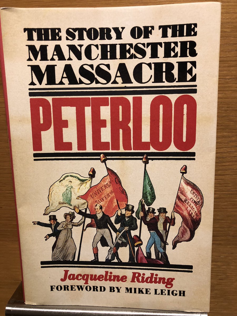 Thoroughly recommend reading the newly published historical account of the Peterloo Massacre on which Mike Leigh’s film is very closely based <a href="/PeterlooFilm/">Peterloo</a>