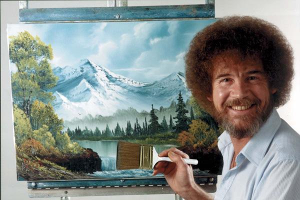 **HAPPY BIRTHDAY** me and the legendary Bob Ross hope you have a great day ya bugger ya 