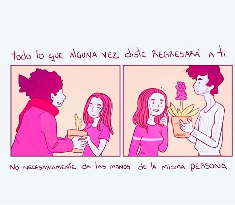 __Dulcinea's tweet photo. Siempre regresa lo que das... 😙 https://t.co/OyVto9q5ZW