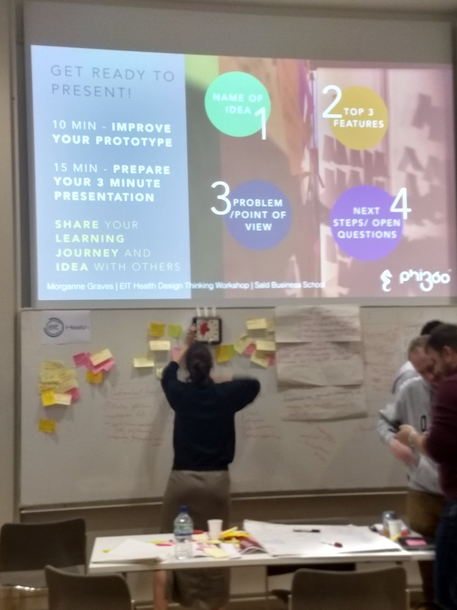 scriptamining's tweet image. It was great fun to join the @EIT_iDay at the @OxfordSBS hosted by @OxfordECentre in partnership with @EITHealth. Such a friendly environment and so many stimulating ideas to improve #patient experience in #emergencymedicine and #acutecare! #AI  #social #designthinking