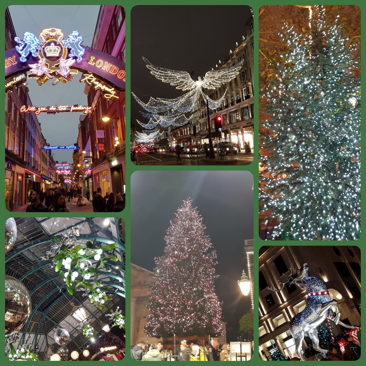 Feeling ever so slightly christmassy after a fabulous weekend in the city #londontown #girlietime #christmas #allthlights #carnabystreet #coventgarden #oxfordstreet