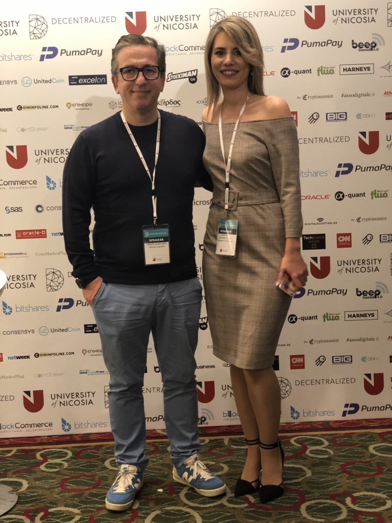 ADedopoulou's tweet photo. Great event, knowledgeable and top notch speakers, new friendships and contacts. I hope to see you all very soon! @xocherieaimee @SpirosMargaris @polemitis @igauci #DecentralizedEU #decentralized18 https://t.co/zeKFI6ppWb