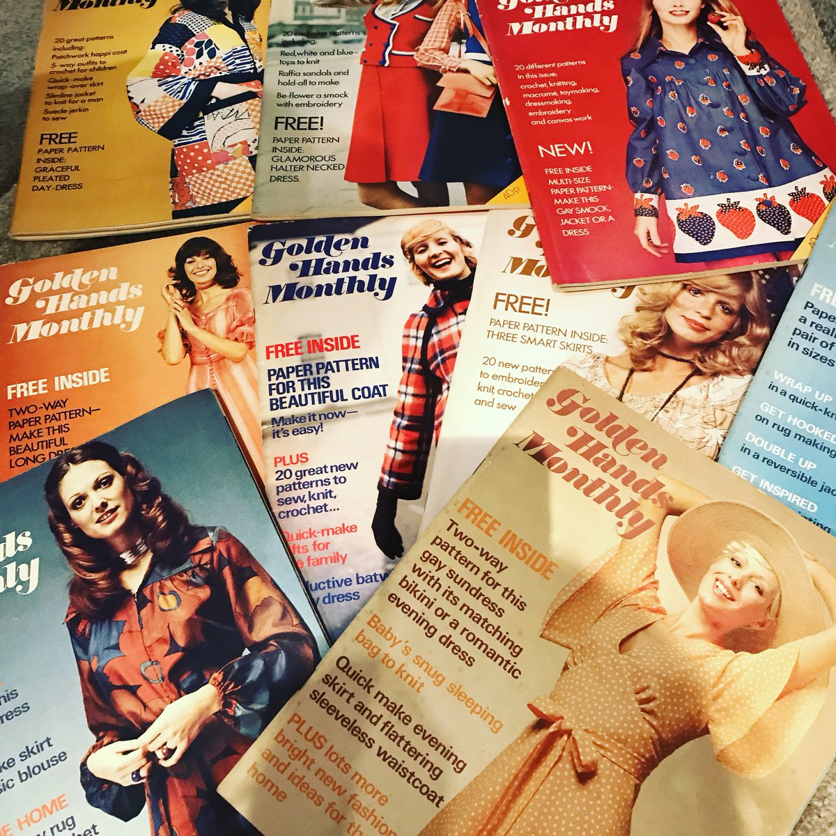 ktkatkreations's tweet photo. Sewing magazines from the seventies! #sewing #seventies #ideas #inspiration #sewingmagazine https://t.co/yyp3XZWDo6