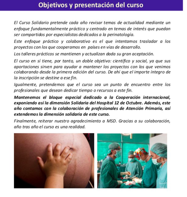 ICRISTOBAL's tweet photo. IX Curso Solidario Neonatología y Obstetricia “Avanzando juntos”
El importe íntegro de la inscripción será destinado a sufragar dos proyectos solidarios en las Ciudades de Kawmengue (Uganda) y Bamenda (Camerun) a través de África Directo. https://t.co/IrGGJrEfq6
