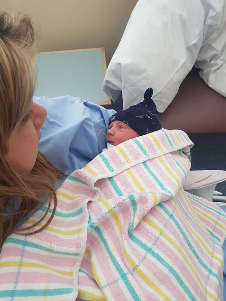 Accio_Bradley's tweet photo. I'd like you all to meet my baby Orion Arthur who was born on Saturday night via c-section due to complications. #ImAParent https://t.co/bGTLxFZZf4