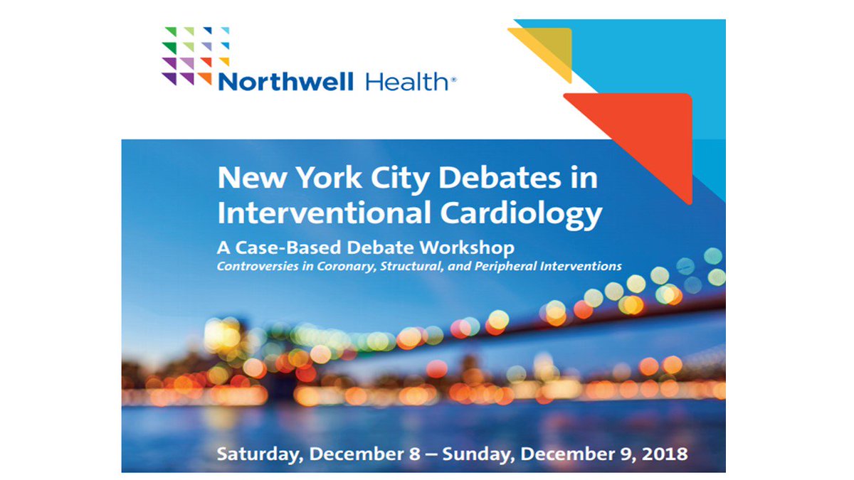 Join Us +60 world-renowned #cardiologists for the 2nd Annual NYC-Debates in IC: A Case-Based Debate Workshop. Register HERE ww.northwell.edu/research-and-e… @stentdoc1 @pritixyz @ACCinTouch @DrRachelMBond @DrCBrennan @SCAI @escardio @CardioNews @BhusriHeart @EugeniaGianos @AMKarole