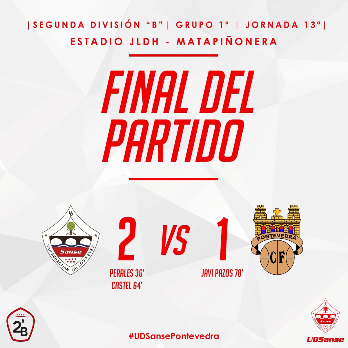 DaniGonsanz's tweet photo. La satisfacción del trabajo bien hecho...+3 ✅ y líderes!! Enhorabuena EQUIPO. Ahora más que nunca humildad, trabajo y compromiso. Vamos @UDSanse 🔥🔥!! https://t.co/JY7CPRxd2b