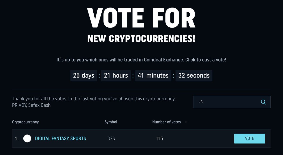 magatrumpsarmy's tweet image. 🚨500 $DFS #AIRDROP🚨

🏆 OFFICIAL RULES

✅ ReTweet &amp;amp; TAG 3 FRIENDS
✅ VOTE DAILY! 4 $DFS @CoinDeal_-coindeal.com/vote
✅ Screenshot VOTE &amp;amp; leave your address in our #coindeal-airdrop discord channel:discord.gg/ARy9df

Ends 12/13 -Delivery 12/14
1 Screenshot Per User