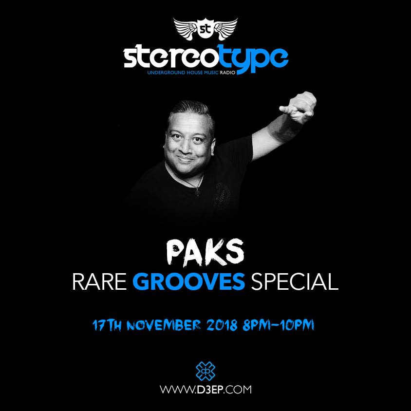 PaksyBoy's tweet photo. Rare Grooves Show TONIGHT at 8pm on @d3epradio .....@Stereotype_FM brings you 2 hours of the finest cuts from @PaksyBoy ....... No mixing business, just in and out for your listening pleasure...... https://t.co/xuBIy9noar ;-) 

#K3EPITD3EP #STEREOTYPERADIO https://t.co/OiuUjrYTDd