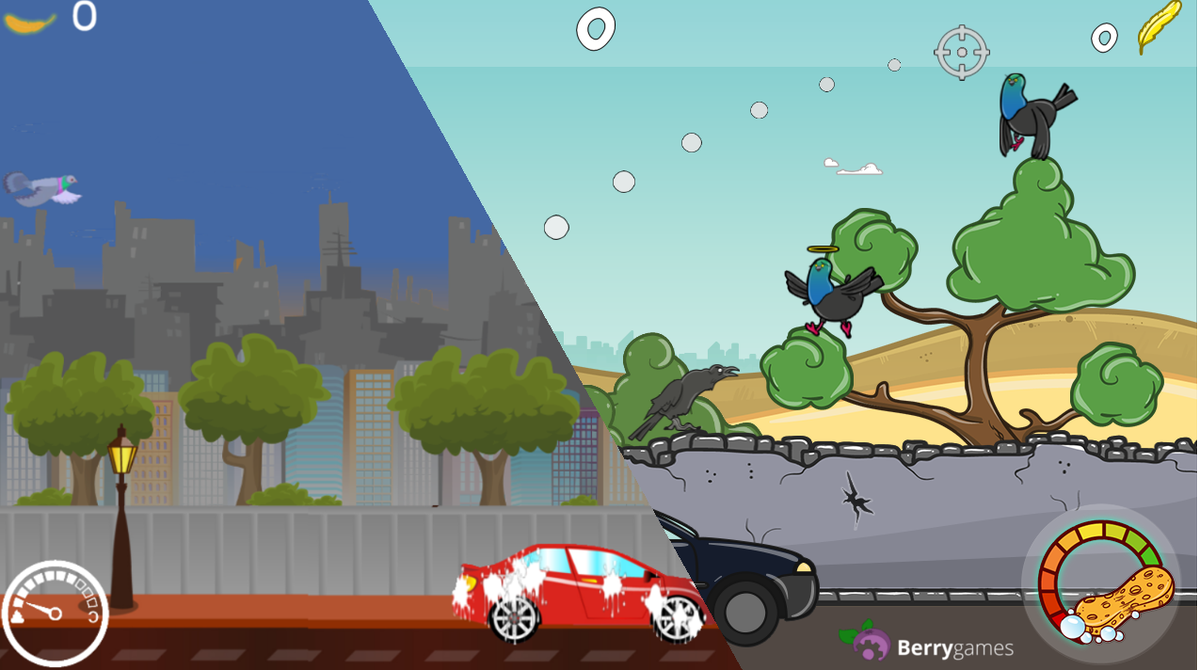 _berrygames's tweet photo. How do you like the #PigeonShitstorm upgrade?
(Still in progress :D)
#screenshotsunday #gamedev #indiedev #polskiegry #IndieDevHour https://t.co/6MrTMBUiyY