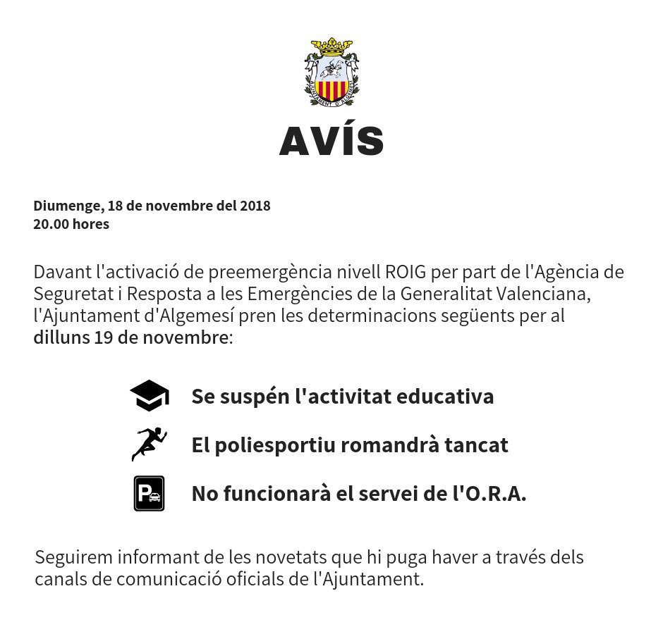 Ajuntament Algemesí tweet media