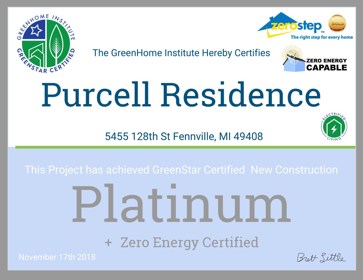 ImageDesignArch's tweet image. #Nudura #ICF Project in Michigan achieves the nations first GreenStar &quot;Platinum + Zero Energy Certification from @GreenHomeInst.  #ImageDesignArch #R-ValueHomes