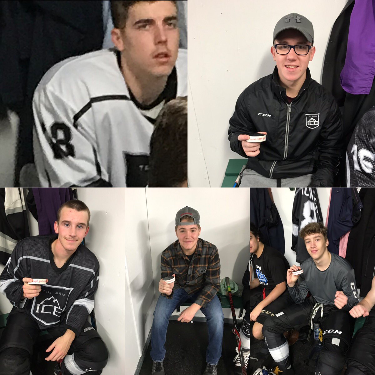 IceTripen's tweet photo. Shoutout to the ICE rookies for the first goals playing Minor Midget AAA #18Neil #91Meadus #71Hartson #15Lane #8Saunders https://t.co/FXEGfZQSPU