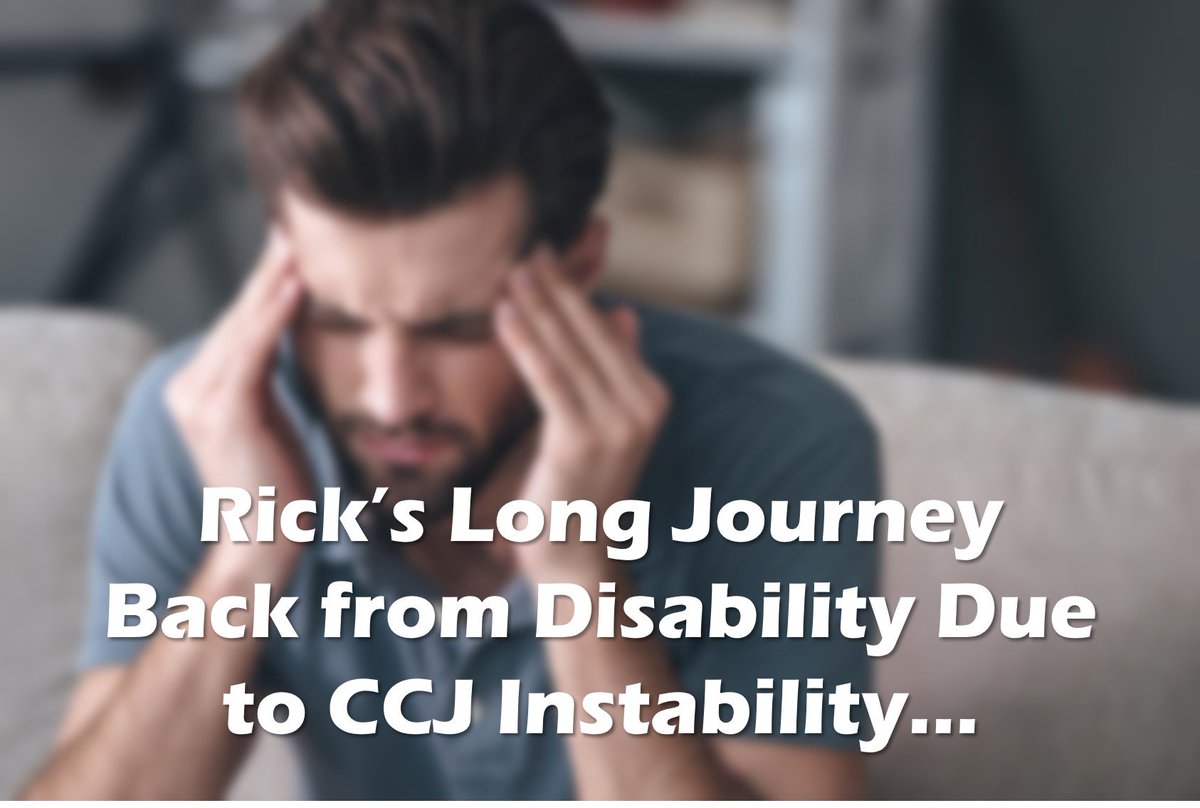 CCentenoMD's tweet photo. CCJ Instability Update: Rick's Messed Up Neck  #regenexx #ccjinstability  https://t.co/Q9EIzH1nW8 https://t.co/VYBVfW7oMj