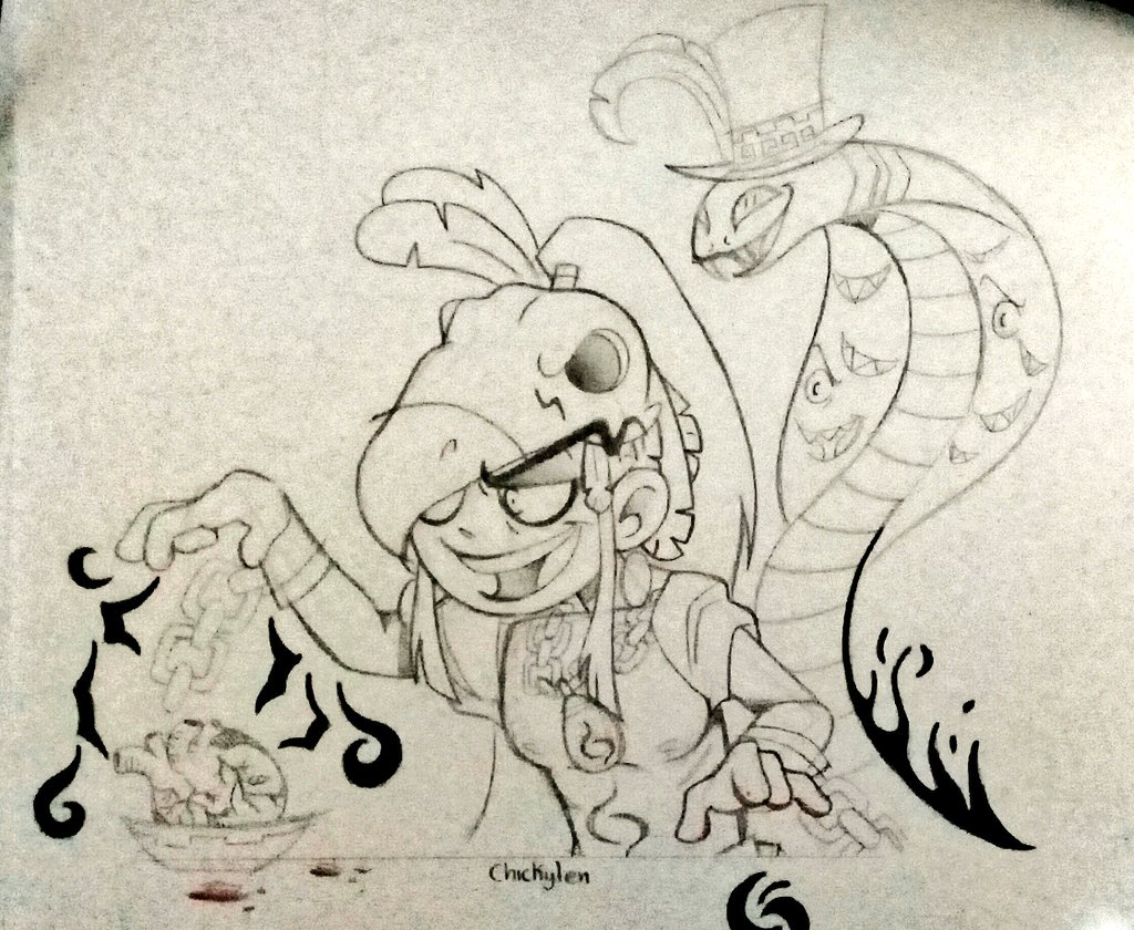 chickylen's tweet photo. Otro dibujo de Humano!Huevo Brujo + Black Hat Crossover.

SOY FELIZ DIBUJANDOLOS CHAU. Me imagino a estos dos siendo unos titanes del albur.

#Villainous #BlackHat #HuevosCartoon #Villanos #CartoonNetwork #AlanIturiel https://t.co/sVPN8IX778