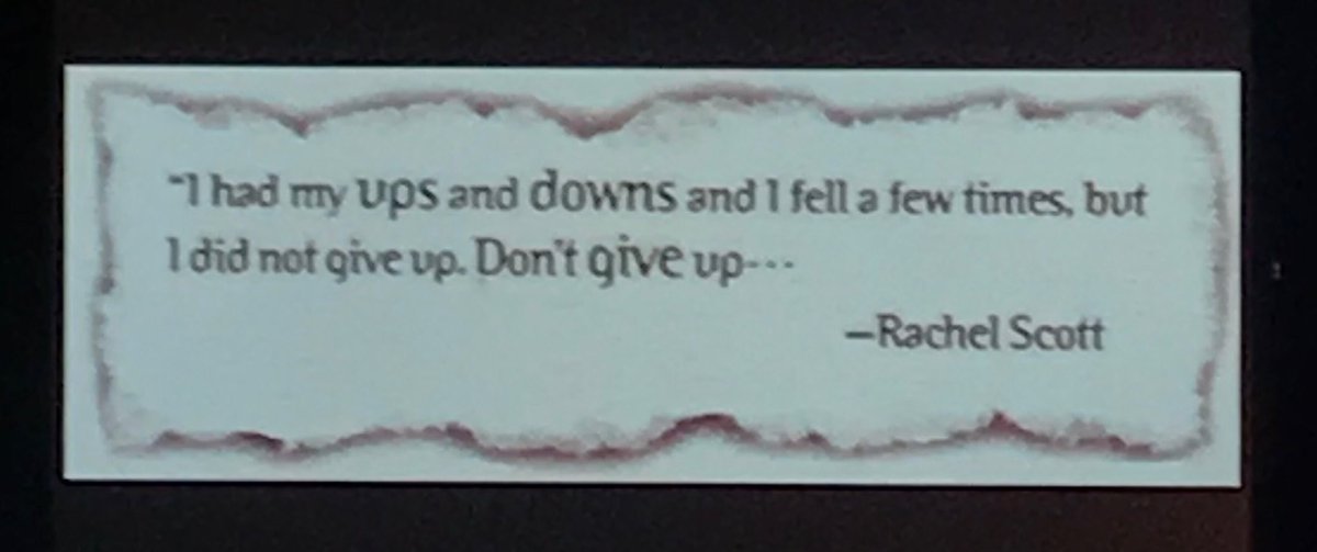 JlimaJim's tweet photo. #Leyden pride @RachelChalleng #ILJAC18 tearjerking presentation thank you. Words to live by ! shared by Rachels dad https://t.co/kWYBXlg4p2