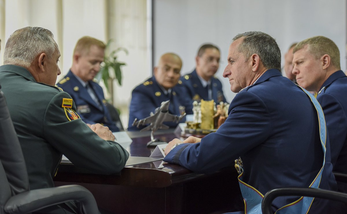 GenDaveGoldfein's tweet photo. Our recent #USAF trip to Colombia is symbolic of our Nation's #EnduringPromise of friendship, partnership &amp; solidarity with the region. As our #NationalSecurityStrategy states, we cannot win without partners &amp; I am excited about what our countries can do together in the future. https://t.co/uxOesZRdPU