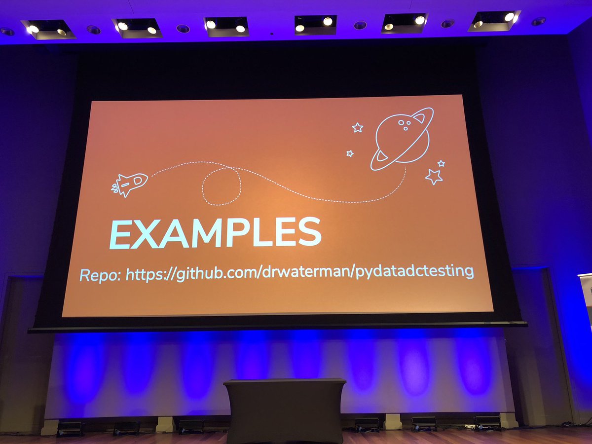 RebeccaBilbro's tweet image. Excellent talk from @bytecubed’s David Waterman on writing tests for data science and NLP/machine learning code! #pydatadc #pydata