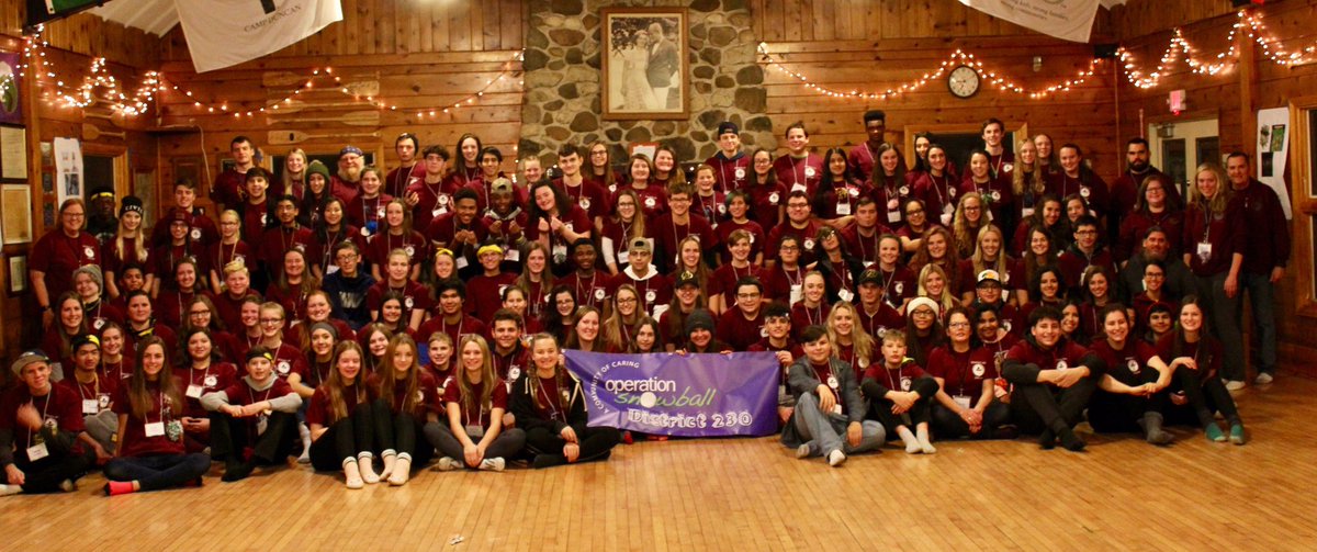 D230_Snowball's tweet photo. ❄️What an amazing retreat! Thanks for all the wonderful memories. It wouldn’t have been such a great experience without each and every one of you being there to share it with us! #beyourownhero❄️@SandburgHS @AndrewHS_d230 @StaggHighSchool https://t.co/9ld1otUB7Q