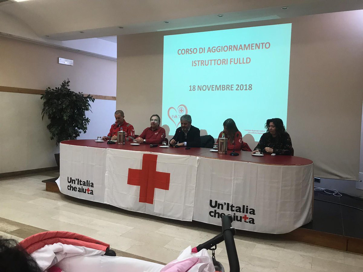 criumbria's tweet photo. Una giornata dedicata all'aggiornamento della  formazione degli Istruttori Full D, MSP e dei Monitori
Sono intervatute anche al D.ssa Quintavalle Dirigente Medici di Asl Umbria 2,e Sabrina Ramini Referente Nazionale Full D.
 #Unitaliacheaiuta #personeinprimapersona #CRI https://t.co/L07jlAvIo4