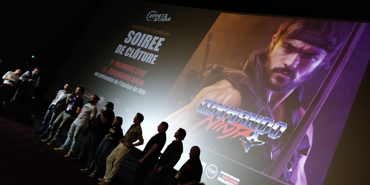 effets_stars's tweet photo. Avant-première #CommandoNinja dans votre @Gaumont Multiplexe #Montpellier ! Bravo @BenjaminCombes1 🙌🙌🙌🥂
#fx #cinema #festival #effetsstars https://t.co/xUJCowuWjP