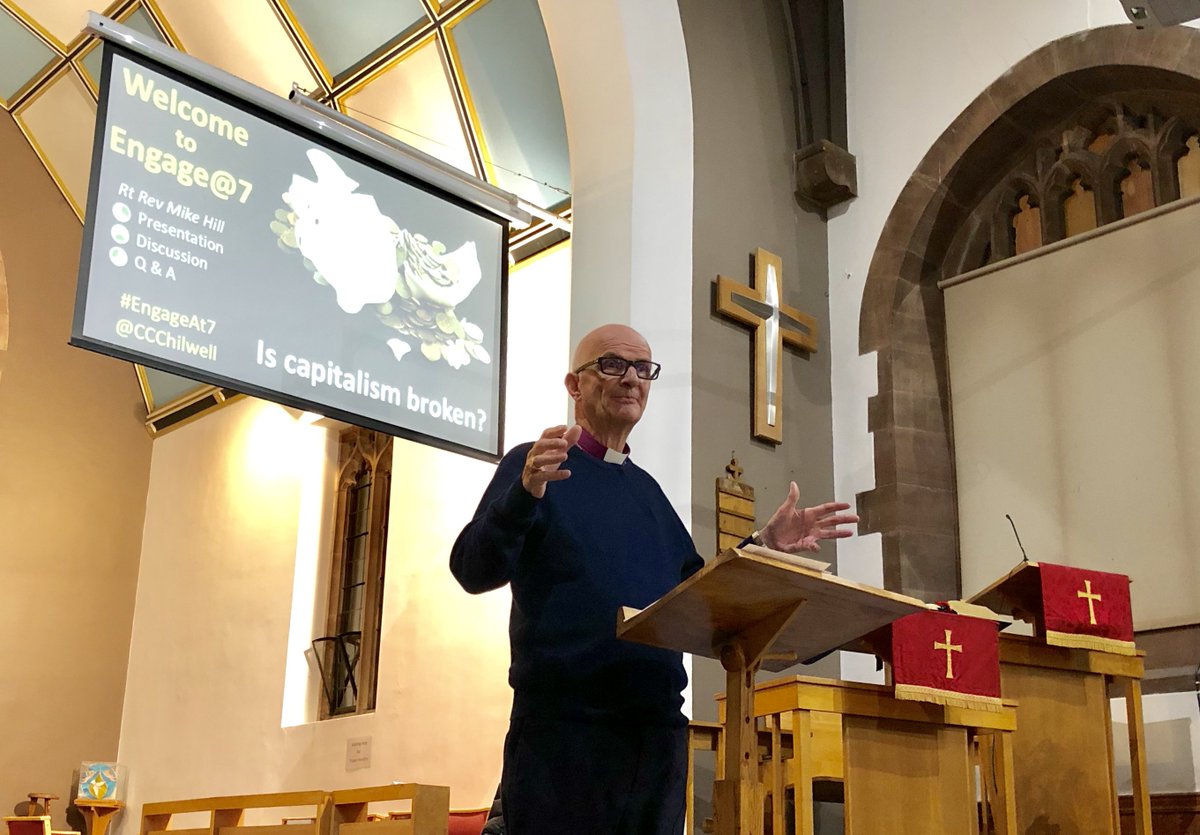 CCChilwell's tweet photo. Mike Hill... Is #Capitalism broken? Is there a better system? Is there anything that might undermine any system?
#EngageAt7 @CCChiwell #Beeston #Nottingham https://t.co/o3VXICeQX9