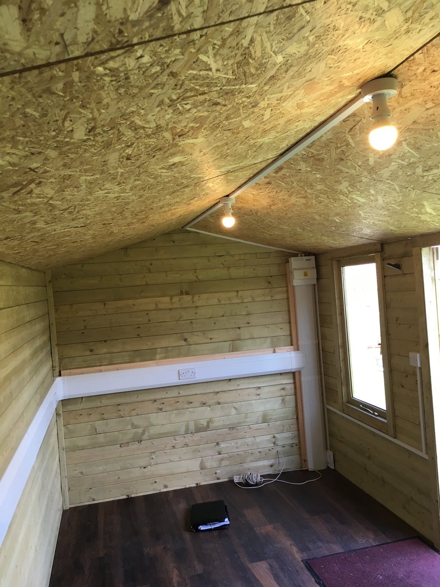 #domestic #garden #shed #office #home #electrician #trunking