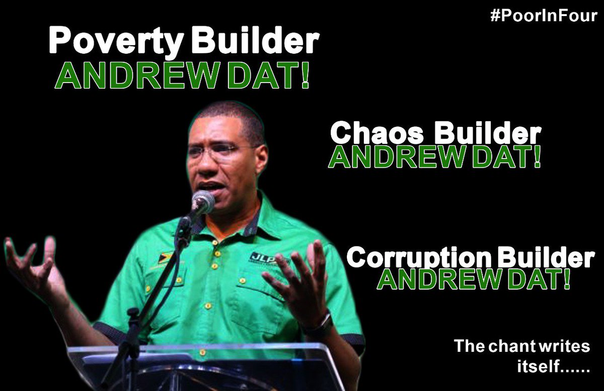 JamaicaPNP's tweet photo. #PoorInFour #JLPConference #JLP75 https://t.co/5RV84LipXy