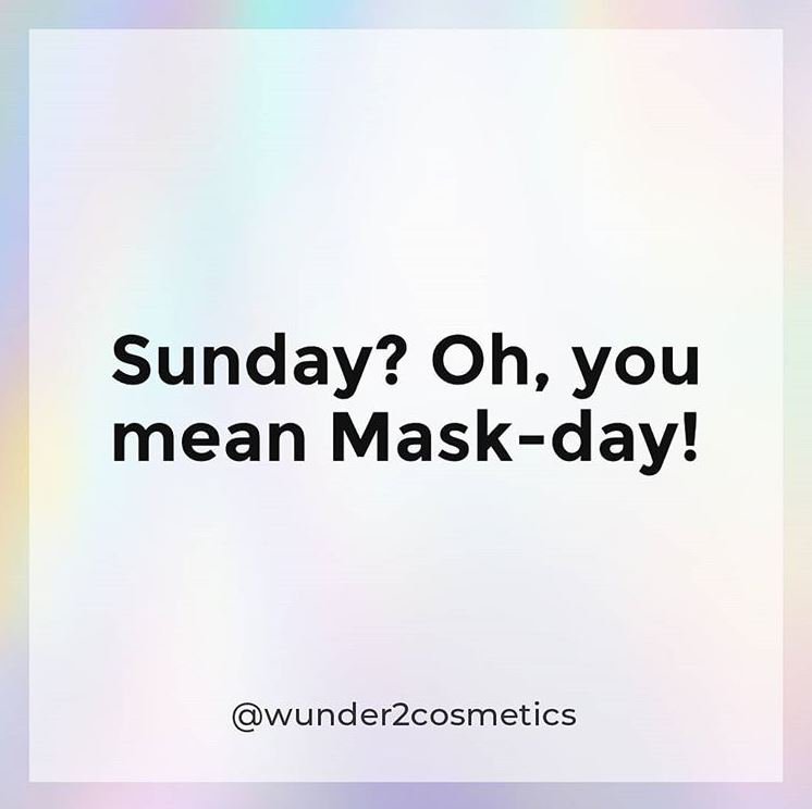 How do you prepare for your week? 💆‍♀️ #Sunday #Maskday