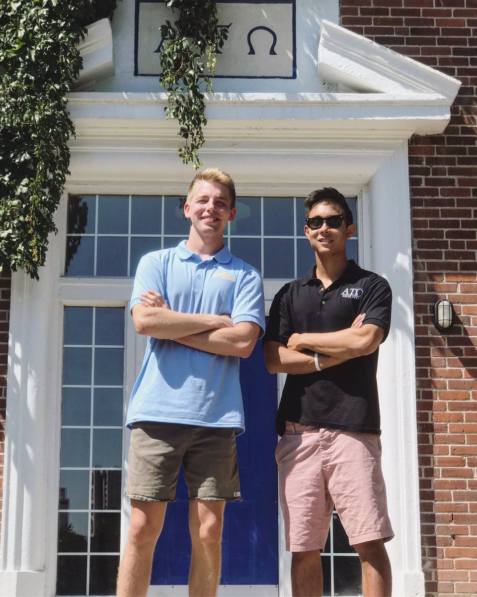 Here’s to <a href="/mpetri20/">Mike Petri</a> (pictured right) on being elected recruitment chair!! Excited for future rush’s!