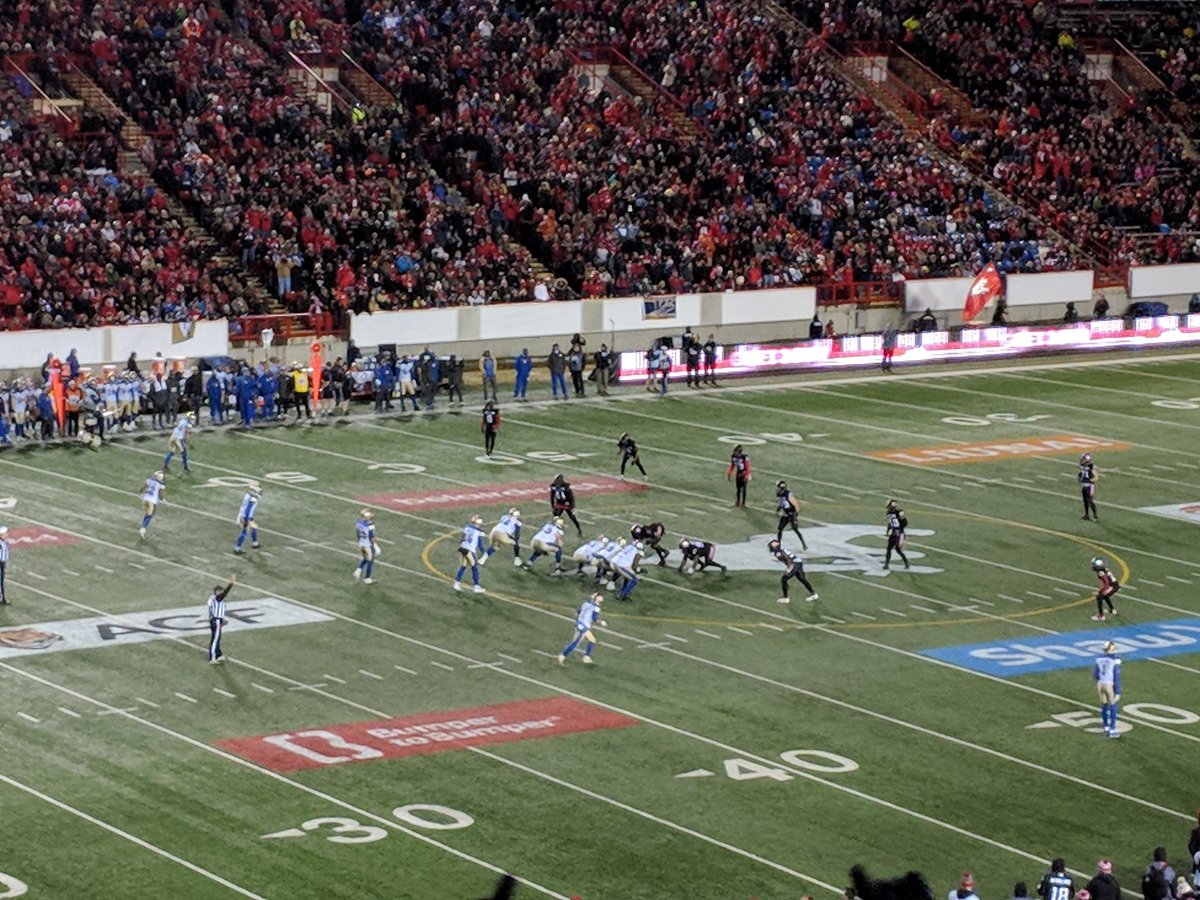 trkroeker's tweet photo. Great Game @calstampeders Grey Cup here we come. GO STAMPS GO!!! https://t.co/1UqJkDvgCG