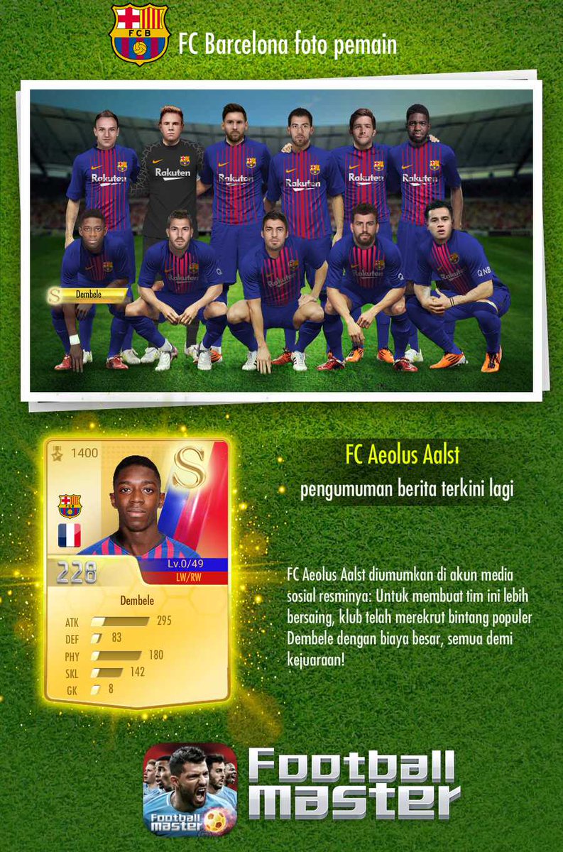 dwan000's tweet photo. FC Aeolus Aalst  pengumuman berita terkini lagi
FC Aeolus Aalst diumumkan di akun media sosial resminya: Untuk membuat tim ini lebih bersaing, klub telah merekrut bintang populer Dembele dengan biaya besar, semua demi kejuaraan! https://t.co/V6JxlkapqO