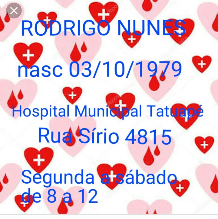AridienneThebit's tweet photo. Quem more em São Paulo e poder ir doar por favor!
Meu irmão está na UTI e precisa muito de ajuda ! https://t.co/Ehn1CZO3zg