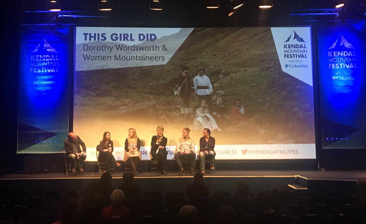 #Waymaking and #ThisGirlDid were fitting bookends to the last day of an inspiring #Kendal18. Women’s writing & walking, poetry & prose, visual arts & films connect many across time in a living tradition in the mountains, and the creativity of today shows the best is yet to come