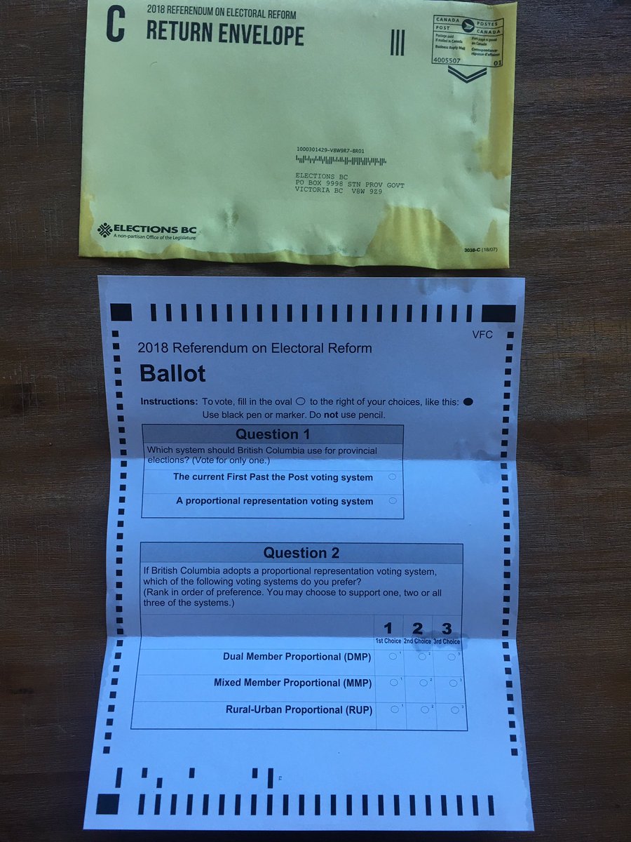 Edana_Beauvais's tweet photo. My husband spilled kombucha on my electoral system referendum ballot #westcoastproblems #BCliving #secondaryfermentation #bcpoli https://t.co/GxxejN2uQA
