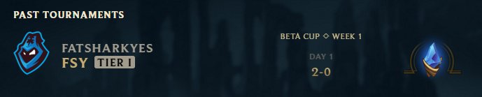 CLASH WINNERING TEAM <a href="/Fatsharkyes/">FatSharkYes</a> , I've had so many passions in my life but winning a clash cup with the boys has always been up there and we did it. Special shoutout to our couch <a href="/FSYZoyt/">James</a>  who taught us #AMBITION #DETERMINATION #PERSISTENCE