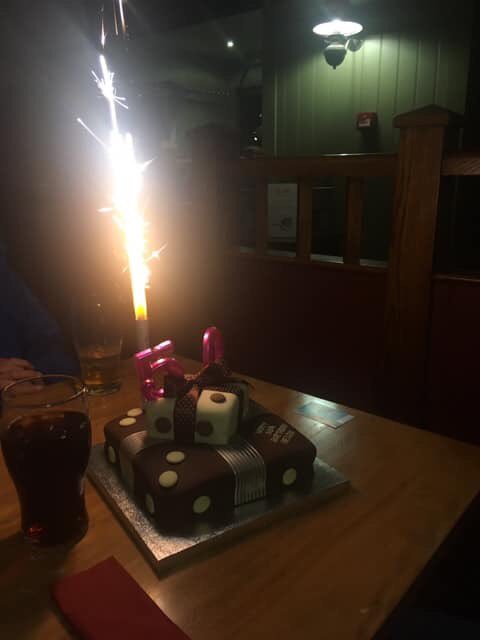 helenladhams's tweet photo. A great party last night thank you to #castlegreenhotel and #bongoballons and #friendsofthebride band and #Evsie the cartoonist for a fantastic birthday party https://t.co/S46hmIG5dD