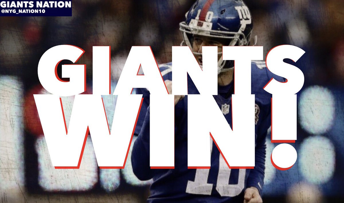 NYG_Nation10's tweet photo. YESSIR!
FINAL:
Giants 38 - Bucs 35. 
#TBvsNYG #GiantsPride #GiantsNation https://t.co/Q5Saw0mJ6s