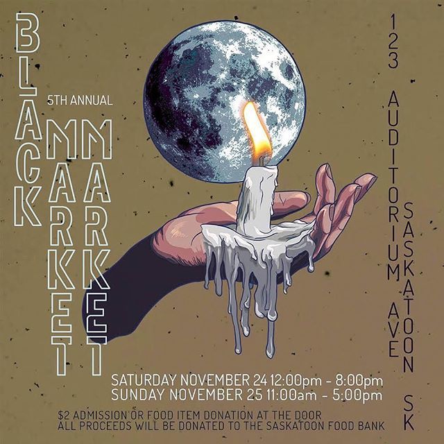 voidgallery's tweet image. Excited to announce Void is part of @blackmarketmarketyxe for the first time. Next weekend, Saturday Nov 24 12-8, Sunday Nov 25 11-5 at 123 Auditorium Ave (across from the Midtown foodcourt entrance). We’ll be bringing our t-shirts and pennants as well a… ift.tt/2DvIjDL