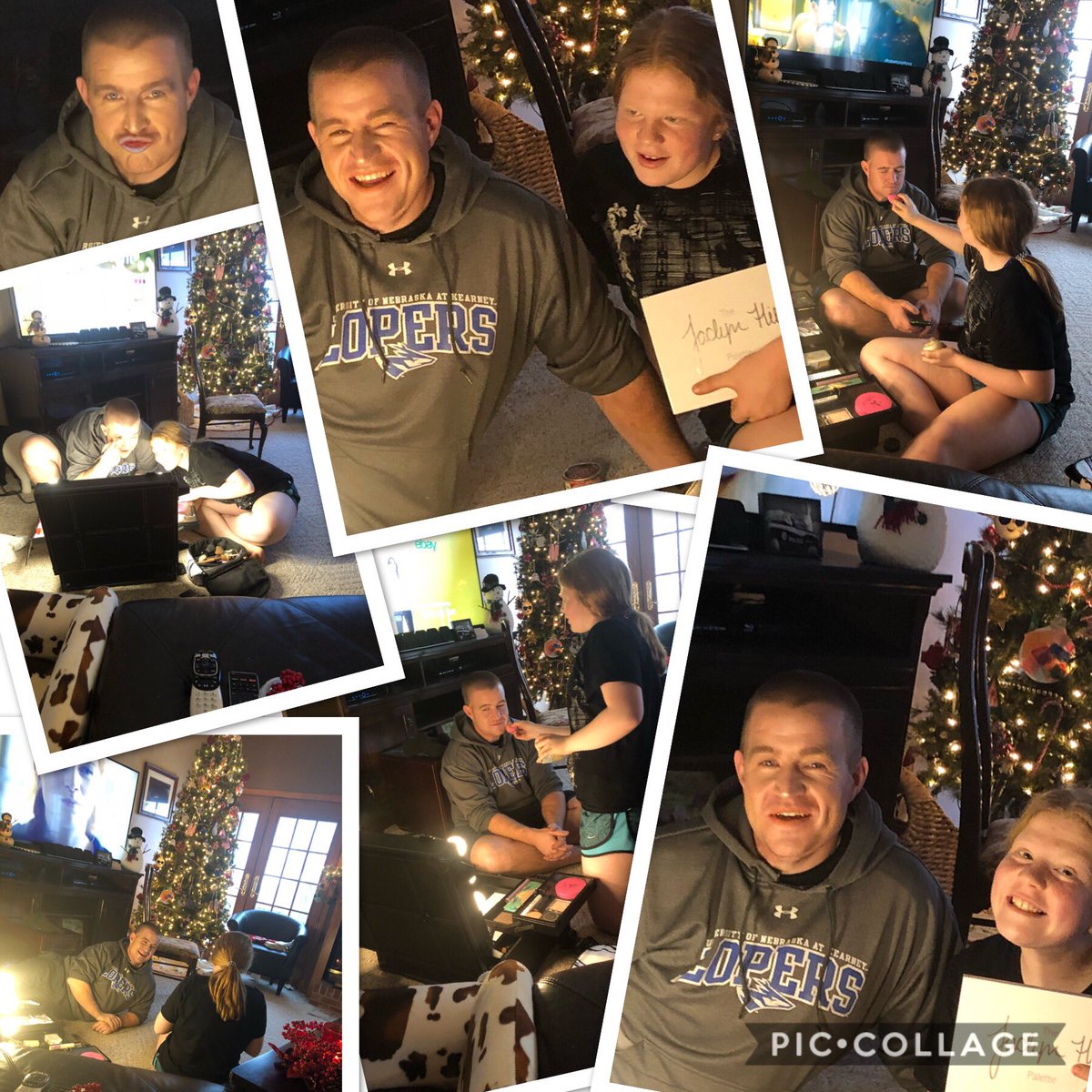 ascheideler's tweet photo. A good brother lets you put makeup on him.... and she even let him wear her good stuff! @JeffreeStar @jamescharles   #agirlandhermakeup https://t.co/dvVQcT7p7p