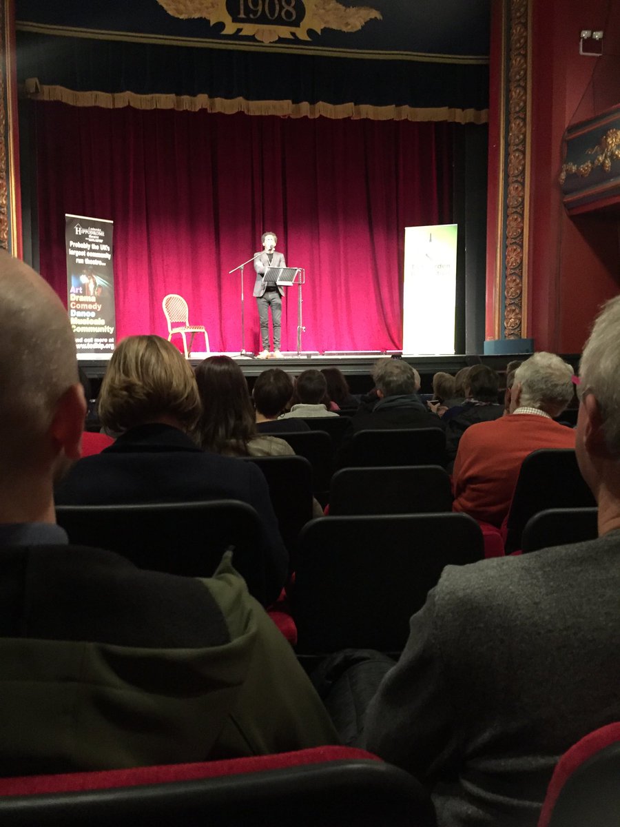 PACTraining1's tweet image. Lem Sissay at Todmorden Hippodrome telling his moving story. Heartbreaking and uplifting....