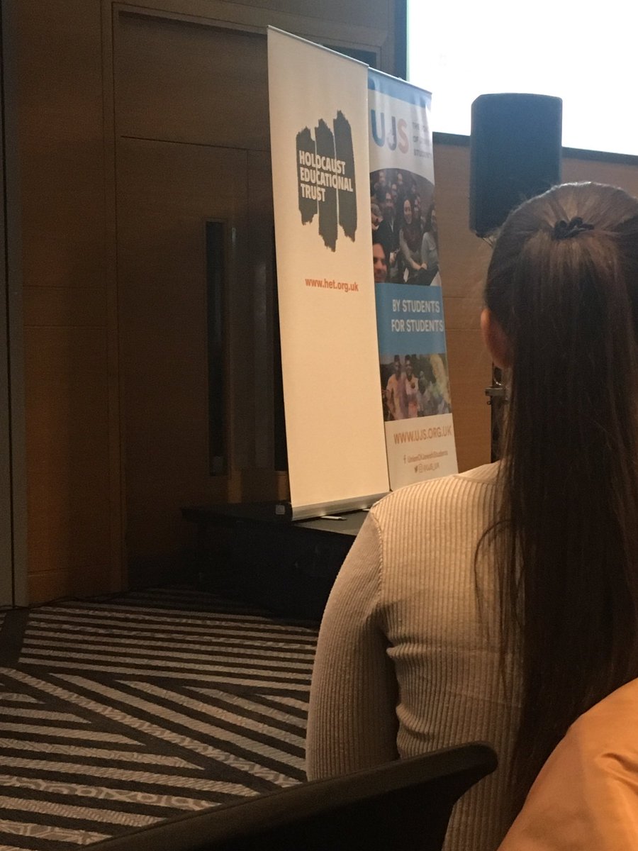 MarjonSUDeputy's tweet photo. Just had an eye-opening afternoon  learning about what the #HolocaustEducationalTrust do, and listening to a testimony from Susan Pollack, a holocaust survivor. All ready for the Auschwitz visit tomorrow. 

@HolocaustUK https://t.co/ZCMIj8mPla