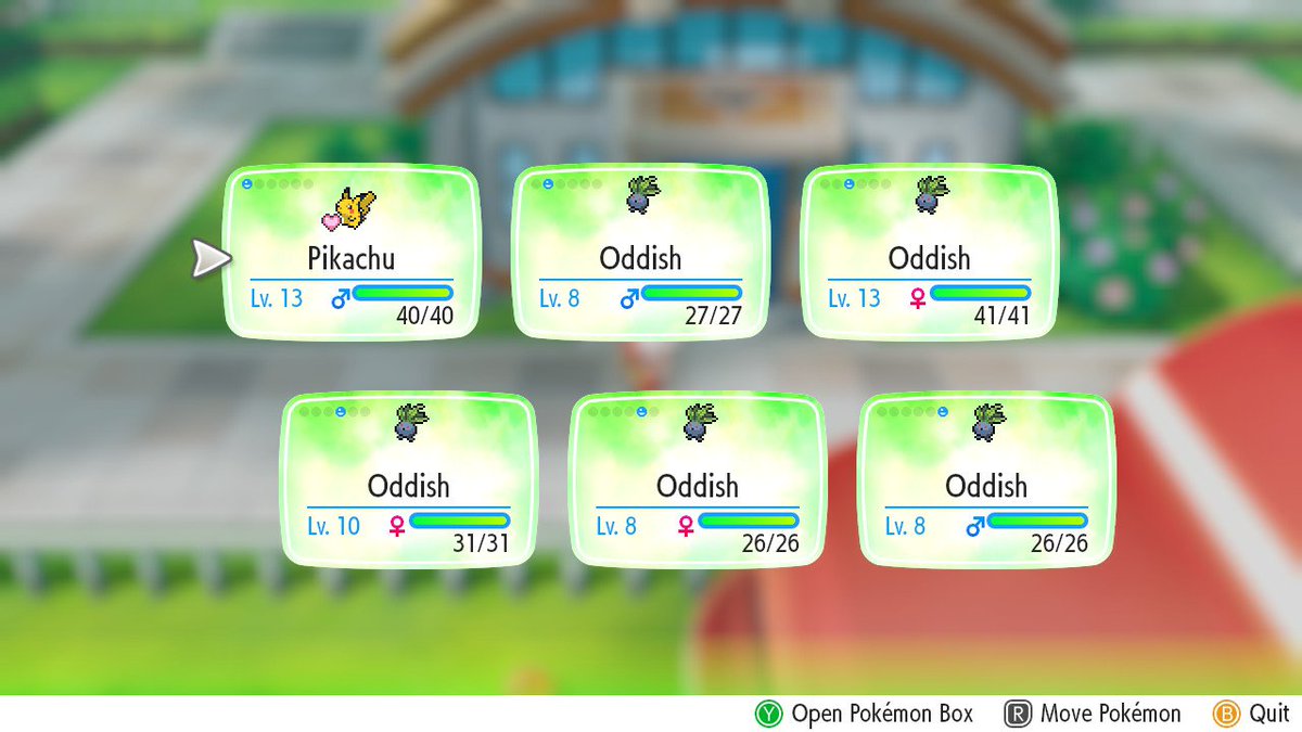 Capt_Bluetooth's tweet photo. #PokemonLetsGo #NintendoSwitch https://t.co/dgYMcufLyv