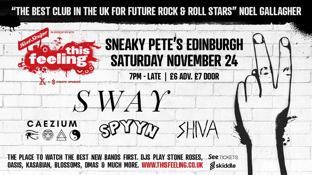 Cheers to all who came down on Wednesday to support. Was a fucking cracking night and good to see so many there from the first band to the last. Big Love to @TheShoalsband and Cobalts for absolutely smashing it. Catch us on Saturday in Edinburgh to do it all again ❤️❤️